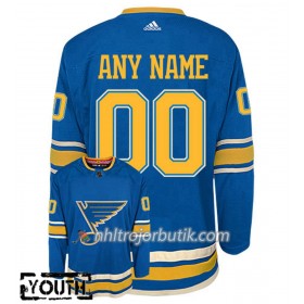 Barn Ishockey St. Louis Blues Tröja med eget tryck Alternate Adidas 2018-19 Authentic